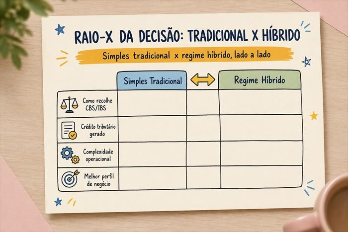 Capa do Bônus 3: Raio-X da Decisão Tradicional x Híbrido