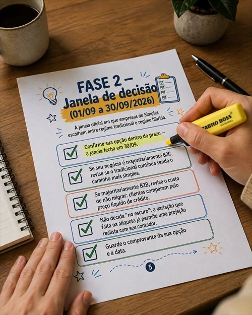 Pessoa usando o Checklist Fácil da Reforma Tributária